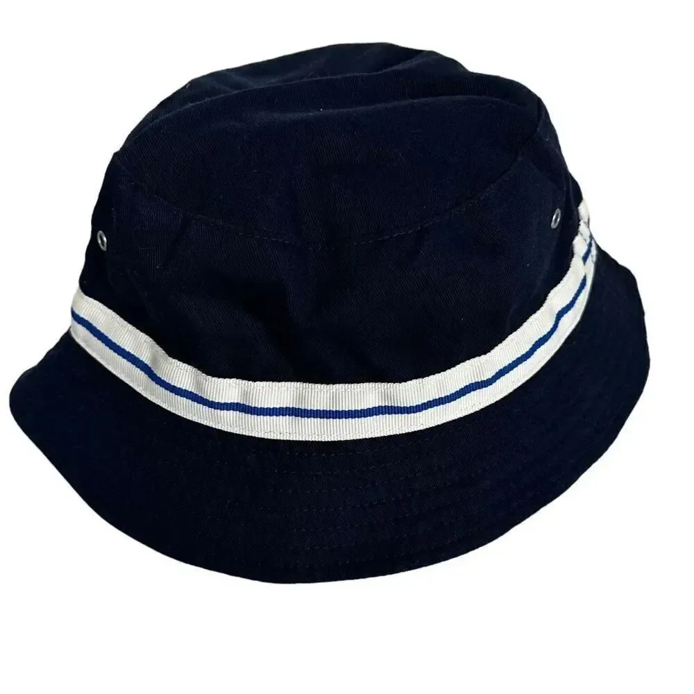 Hanna Andersson Medium Blue Green Bucket Hat
